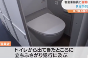 飛行機内でCAの尻をわしづかみにした愛媛県の37歳男逮捕