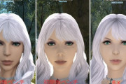 【FF14】7.0ベンチ修正版キャラメイクでハイラン♀顔2が全く違う顔になっているという不具合報告→予想以上に別になっていてユーザー困惑