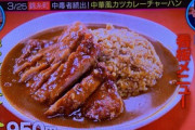 【syamu】テレビ東京でカツカレーチャーハン