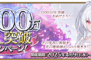 【FGO】レディアヴァロン復刻に石配布だ！聖杯と伝承も25個ずつと太っ腹 3100万DL突破キャンペーン