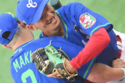 カープ矢野がDeNA牧のHRダービー優勝に貢献！打撃投手で好アシスト