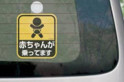 『赤ちゃんが乗ってます』『ドラレコ撮影中』『このトラックは運転手◯◯◯◯』←だからなに？ｗ