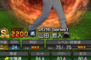 【プロスピA】2015年の山田が出ても中弾道という風潮