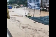 【速報】中国湖南省が水に沈む　農作物も全部