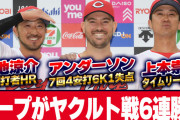 【祝勝会】カープが2連覇王者ヤクルトに6連勝！鬼門の交流戦が優勝争い参戦のカギ