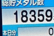 パチスロ屋の貯メダルが58000枚の奴いてワロタ