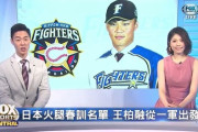 日ハム王柏融の春季キャンプ1軍スタート、台湾でニュースになる