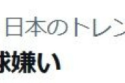 【悲報】「野球嫌い」というフレーズがなぜかトレンド入りする