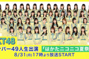 【朗報】HKT48も6時間生配信決定！！！「はかたニコニコ夏祭り」