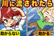 【動画】川で遊んでる子供が流される瞬間、ガチで突然すぎる