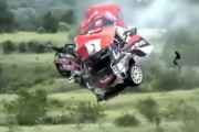 【動画】ドライバーが重傷を負ったスリヴェンラリーでのエグいクラッシュ映像。