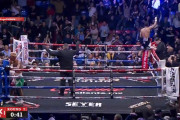 【ボクシング】“悪童”ルイス・ネリが再起戦飾る　亀田京之介に７回ＴＫＯ勝ち　１回に膝突き掛けるもスリップ判定　亀田はダウン主張も