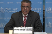 WHOテドロス事務局長「中国外で増加。心配なくらい対策が実施されていないことを深く懸念している」