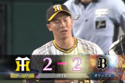 阪神湯浅、またセーブ失敗　伊藤将司の勝ち消える