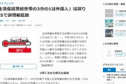 【速報】各メディアが一斉が外国人擁護を開始する気持ち悪さにネット騒然「生活保護受給世帯の3分の1は外国人は誤り、SNSで誤情報拡散」