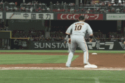 【GIF】本日の巨人･廣岡のプレー…