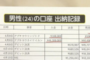 4630万円男の口座残高、665円から46,400665円に爆増ｗｗｗｗｗｗｗｗｗ