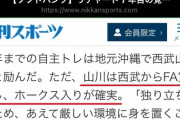 FA山川穂高さん、ホークス入り確実（日刊スポーツ）