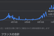 【悲報】フランス、終わる　コロナ感染者が1日3万人以上