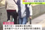 4月1日から「自転車ヘルメット着用」が努力義務化