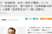 【安倍新党の構想判明】橋下徹氏を総務相兼大阪市長「自民党を出て一緒に活動を」