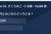 みこち…100万円に負けました…?