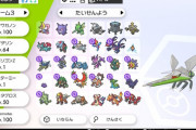 こだわりのポケモンパーティができた
