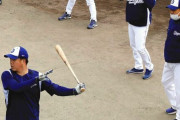 中日・柳裕也さん、何故かキャンプは黙々と打撃練習をする