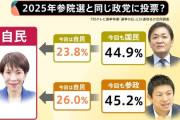 国民民主党、参政党、自民党に票を奪われまくる