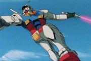 初代ガンダムの地上戦って、ジャンプの多さが印象に残るんだよな