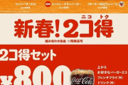 【朗報】バーガーキング、2個で500円の「2コ得」キャンペーンを開催！