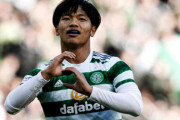 旗手が強烈ミドルで今季初ゴール、古橋は7点目！　セルティックが首位キープ…前田も先発出場