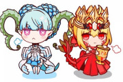 【FGO】ミニティアマトとドラコー！！　小さくなって可愛いです！