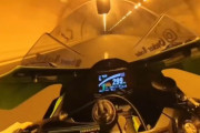 韓国人「バイクの時速299km体感映像」