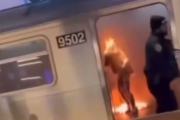 米：不法移民の男が電車内で寝ていた女性乗客に火をつけ焼死させる…他の乗客や警察は傍観[海外の反応]