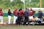 打球を頭部に受けた楽天・戸村打撃投手、頭蓋骨多発骨折と前頭葉の軽度の脳挫傷　１、２週間入院へ