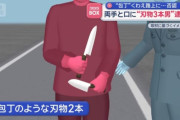 【悲報】包丁を3本持ち歩いた料理人、銃刀法違反で警察に逮捕される
