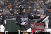 ロッテ・和田、バッテリーミスを突いて一気にホームイン！
