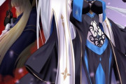 【FGO】シドさんのモルガン陛下とキャストリアイラスト！！　黒ベールモルガン様霊衣はよ！