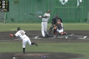 【GIF】巨人ドラ5秋広の内角打ちwwwwww