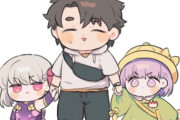 【FGO】カーマちゃんとカズラドロップを率いたぐだ男！！　両手に幼女いいですね！！