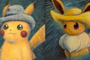 【悲報】ポケモン×ゴッホ美術館のコラボ、人が群がり地獄絵図となる（※動画）