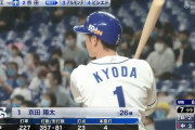 【GG】京田陽太.227 4本 出塁率.275 OPS.600
