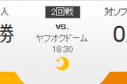 ホークス対ジャイアンツ 高橋礼-メルセデス 18:30～（ヤフオクドーム）日本シリーズ