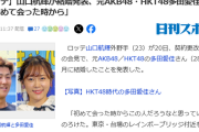 ロッテ・山口航輝が元ＨＫＴ４８の多田愛佳との結婚発表