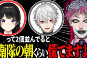 【にじさんじ】力一「月ノ美兎と葛葉から通話が掛かってきたら自衛隊の朝くらい慌てますよね」