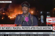 【超画像】CNN黒人リポーター「BLMデモは平和的に行われています」→その直後背後で車が爆殺