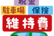 社会人2年目さん 「調子に乗ってレクサスを購入しました。ガソリン代、駐車場代以外は特にお金ってかかりませんよね？」