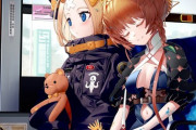 【FGO】バスでゴッホちゃんに寄りかかられるアビーちゃん！　二人でどこにお出かけかな？