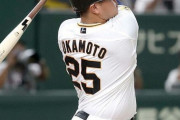 岡本和真（25）.260 20本 60打点 ops.867